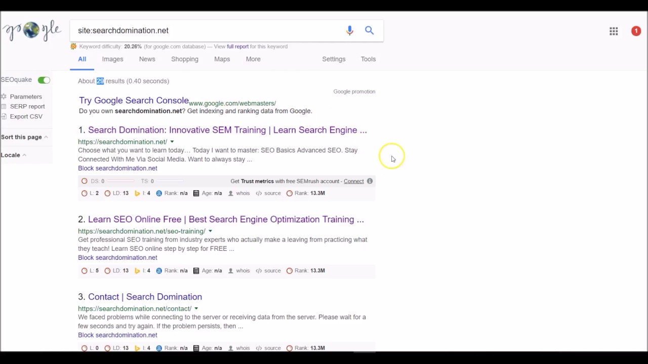How To Use Google's site: Search Operator to Check Indexed Pages in Google