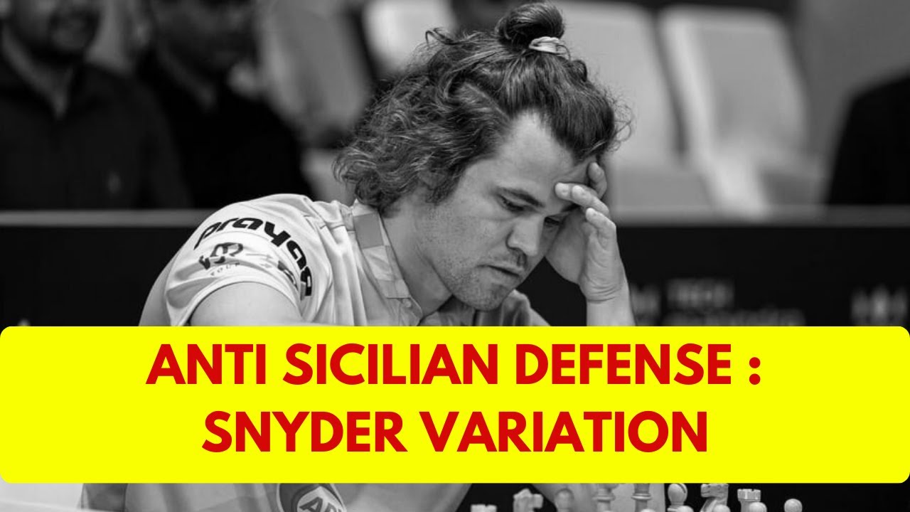 ANTI SICILIAN DEFENSE : SNYDER VARIATION. MAGNUS CARLSEN VS RAFAEL LEITAO. #chess #catur #chessgame