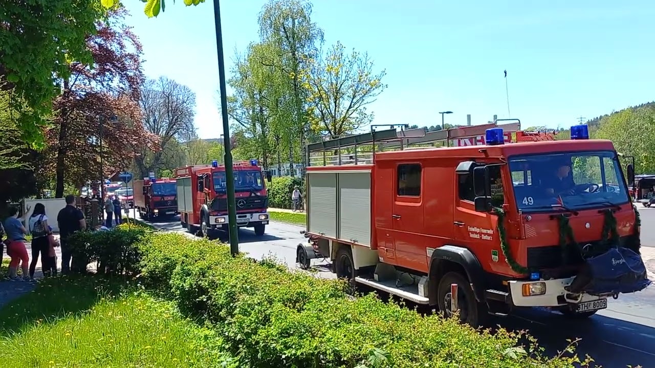 Feuerwehrfestumzug in Tambach-Dietharz
