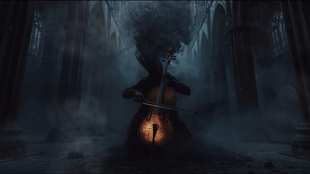 Dark Academia Cello for Forbidden Research & Solitude