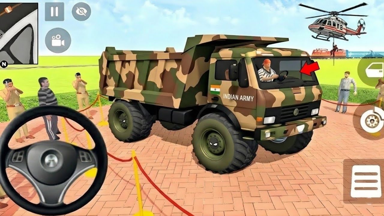 🤑Indian Thift Auto Simulator🤩Indian Showroom Purchase😯Modified Lexriy New Army Truck And Bike🥳Game
