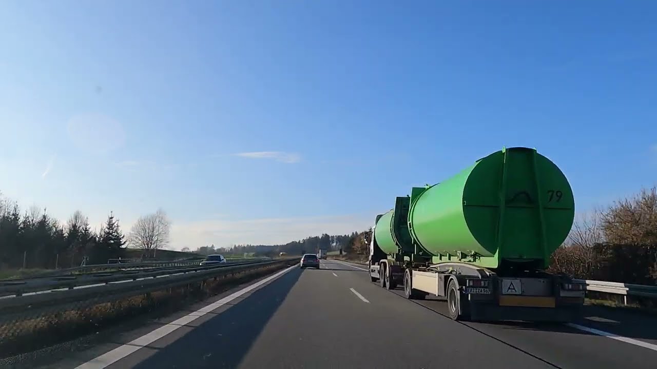 Driving CHEMNITZ to MÜNCHBERG - 🇩🇪 Germany 🇩🇪