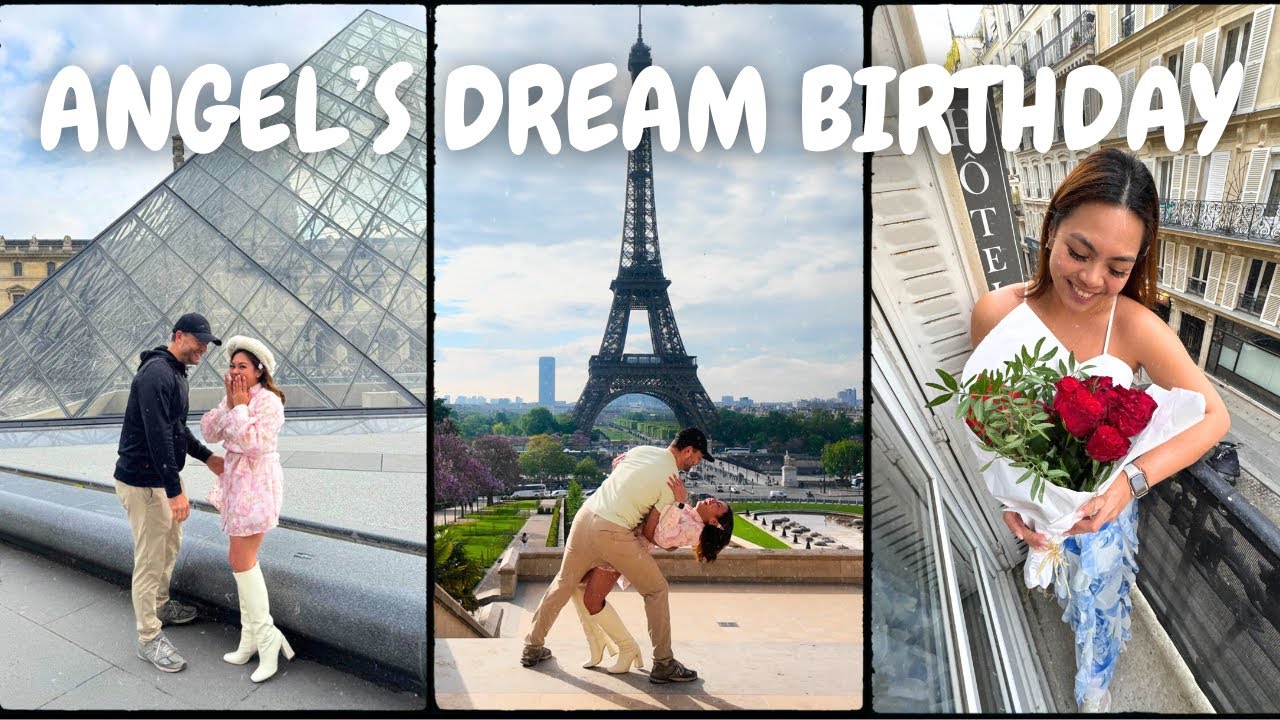 Angel Had Her Dream Birthday in Paris - France Vlog Part 1