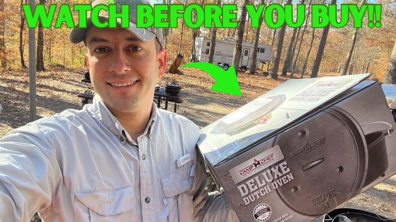 Camp Chef Deluxe 14 Dutch Oven Review | Biscuit Recipe | Camping Cooking Ideas | Outdoor Meals