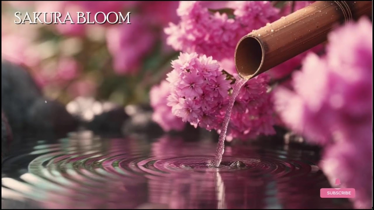 🔴 桜の調べ – 日本庭園の水音と風鈴の癒し | 心を落ち着ける音楽👉 Zen garden + wind chimes vibes.