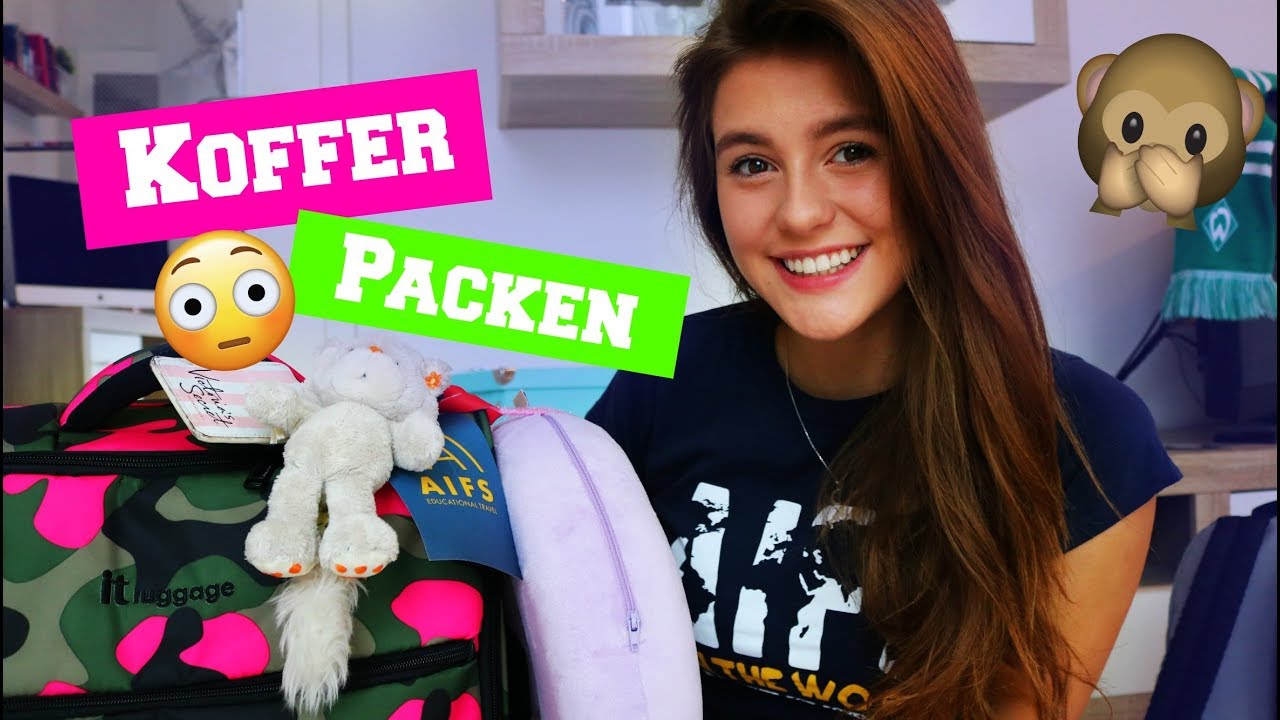 Kofferpacken für 1 Jahr // AUSLANDSJAHR USA 2017/18