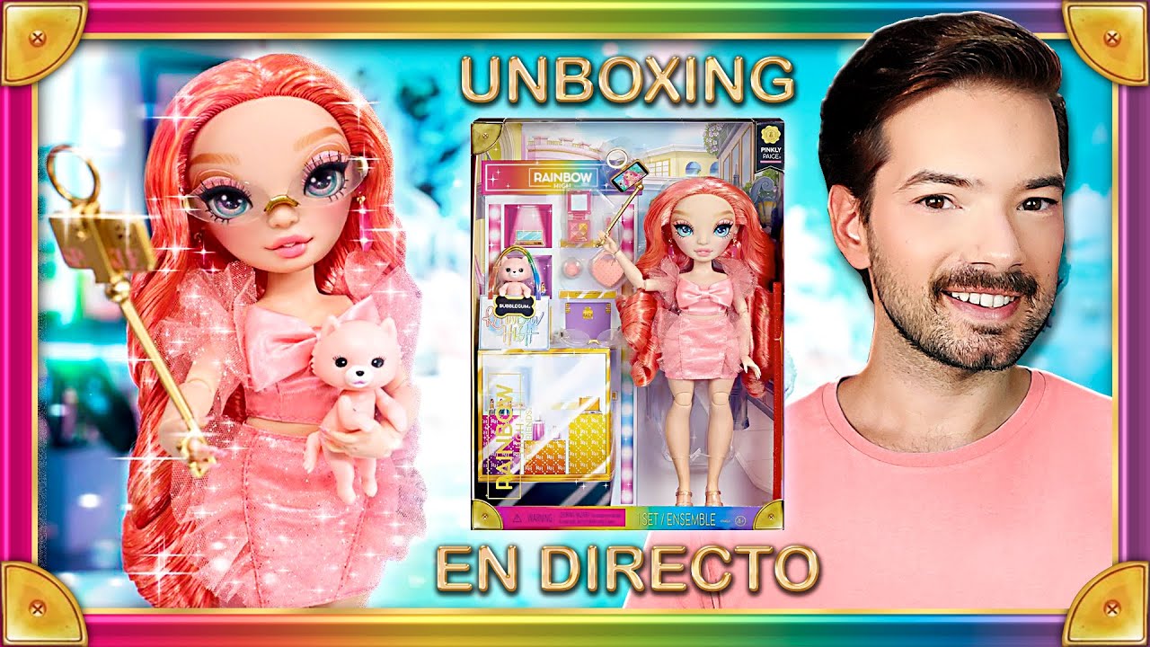 🛍️🎀 ¡Abrimos a PINKLY PAIGE de RAINBOW HIGH! 🎀🛍️ EN DIRECTO
