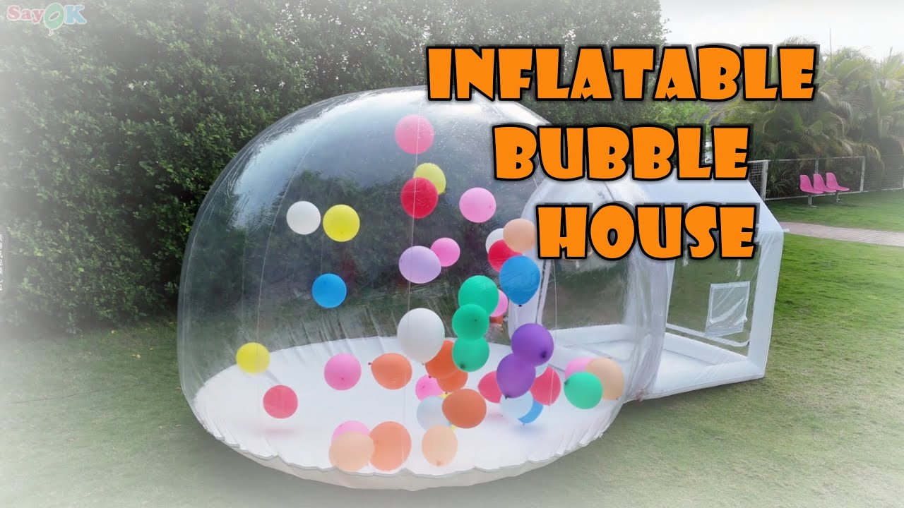 This Inflatable Bubble House is the COOLEST Backyard Playground You Need