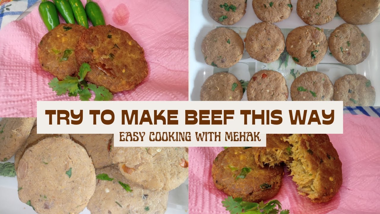 Try This Beef Recipe | Shami kebabs recipe | Beef shami kabab | Easy cooking with mehak