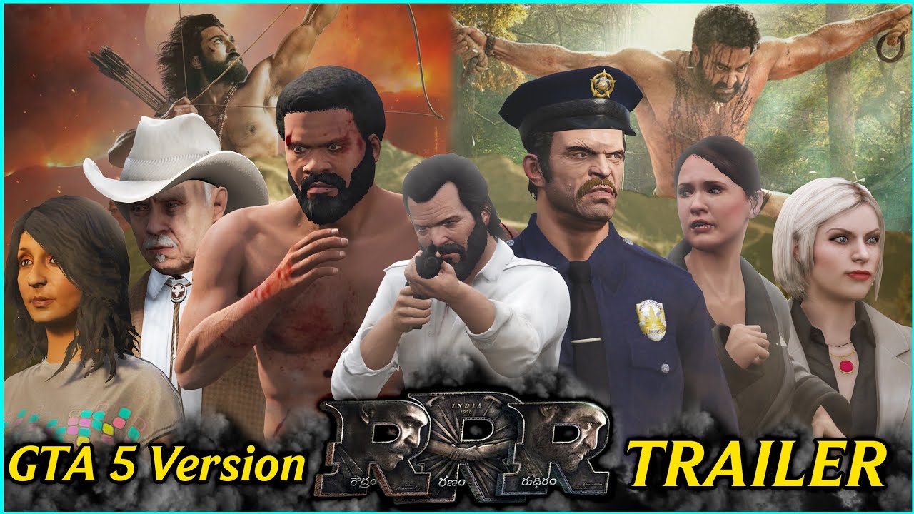 RRR Trailer (GTA 5 Version) - Telugu