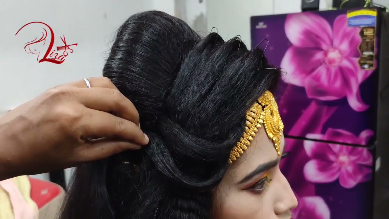 New Hair Style | অসাধারণ চুল বাধার ডিজাইন | Hair style Tutorial | Liza Beauty Parlour