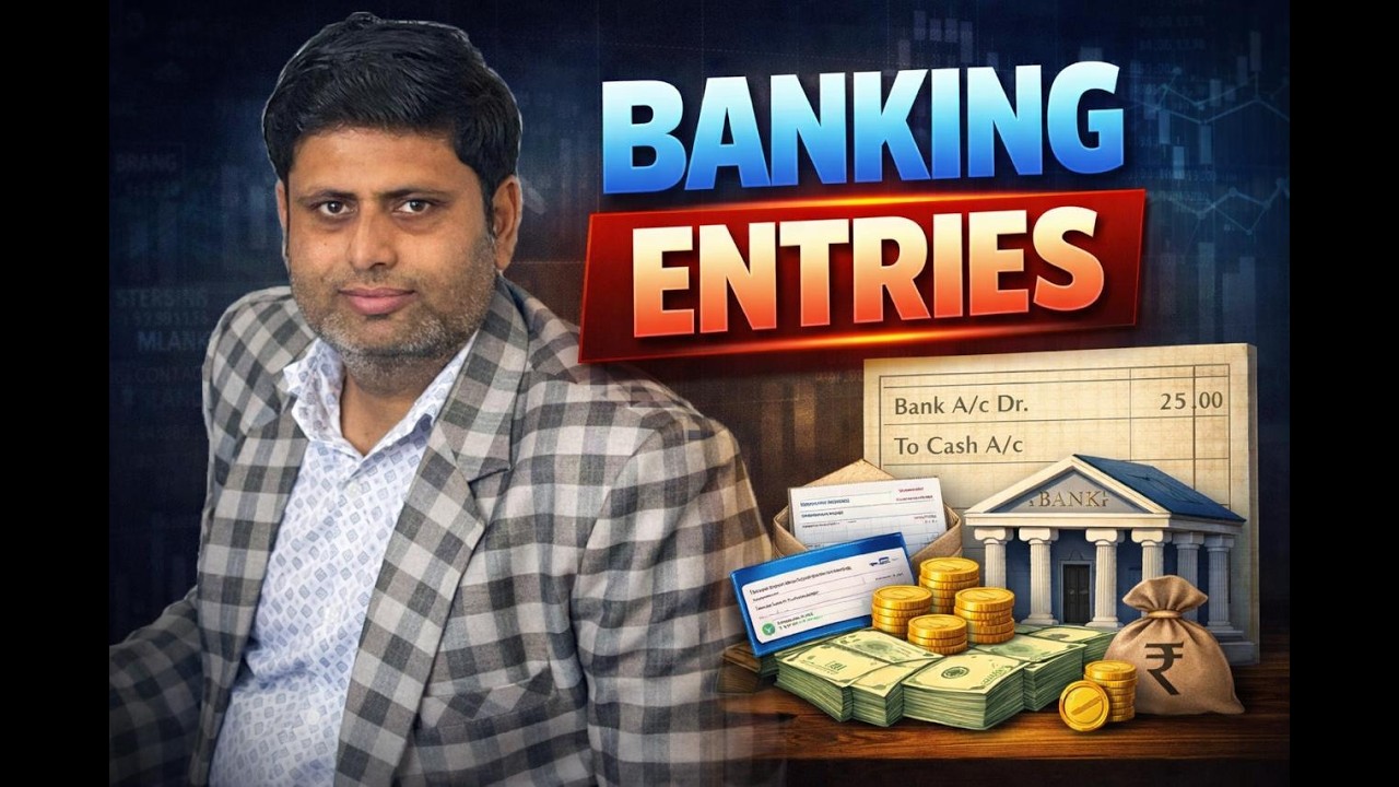 BANKING ENTRIES KAISE KI JATI HAI