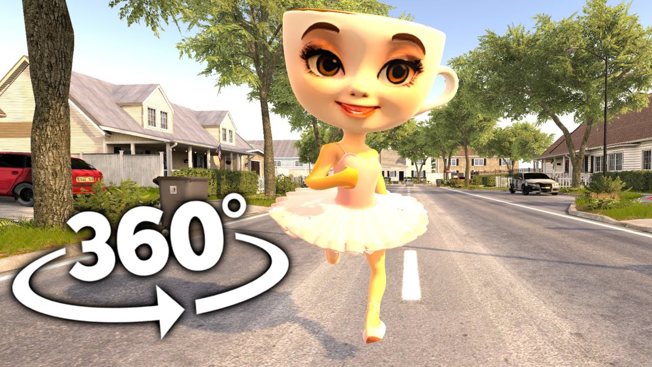 VR 360&deg; Ballerina Cappuccina HUNTS YOU!