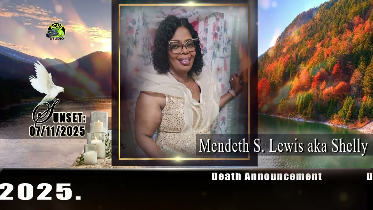 MENDETH LEWIS DEATH ANNOUNCEMENT