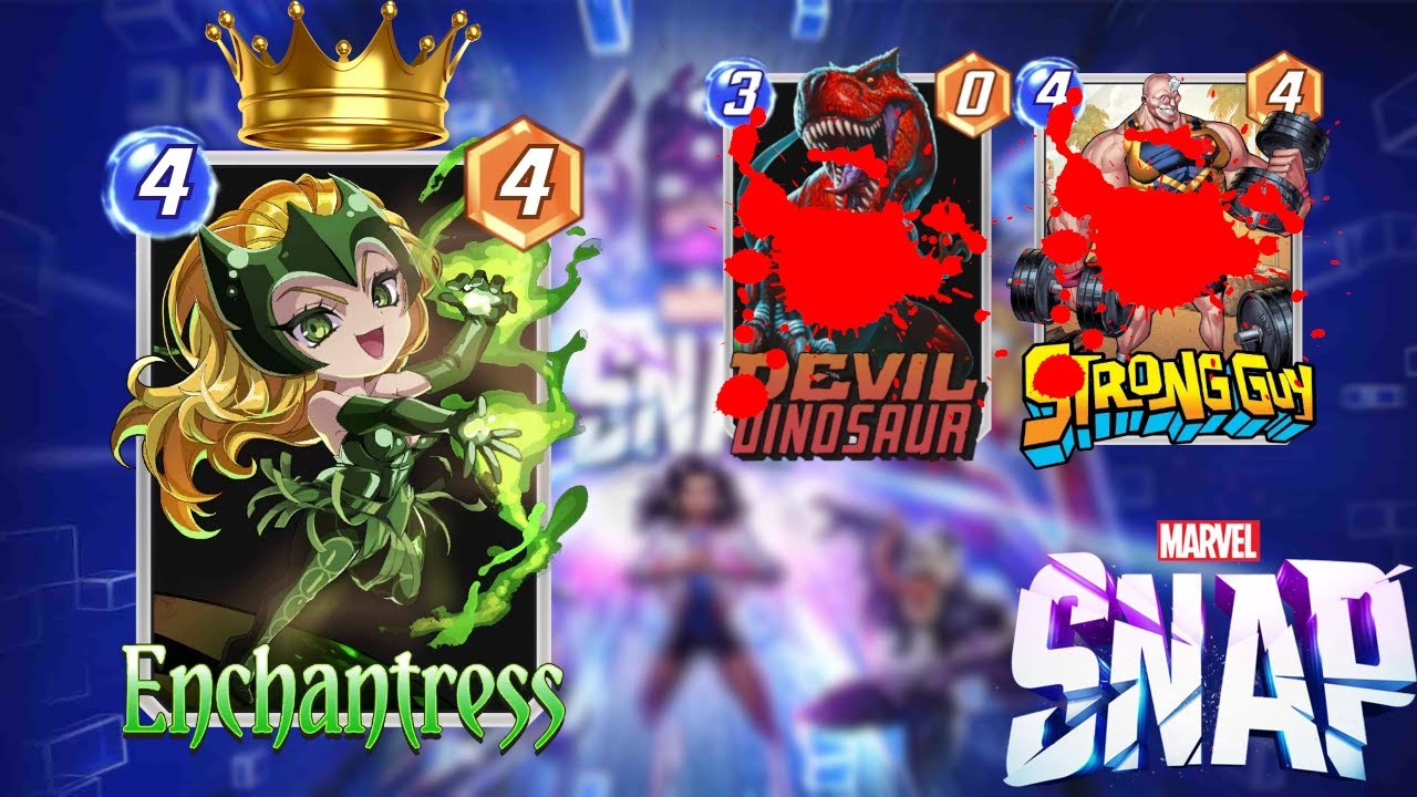 Free 8 CUBE WIN with Enchantress - JUST BROKEN | Marvel Snap