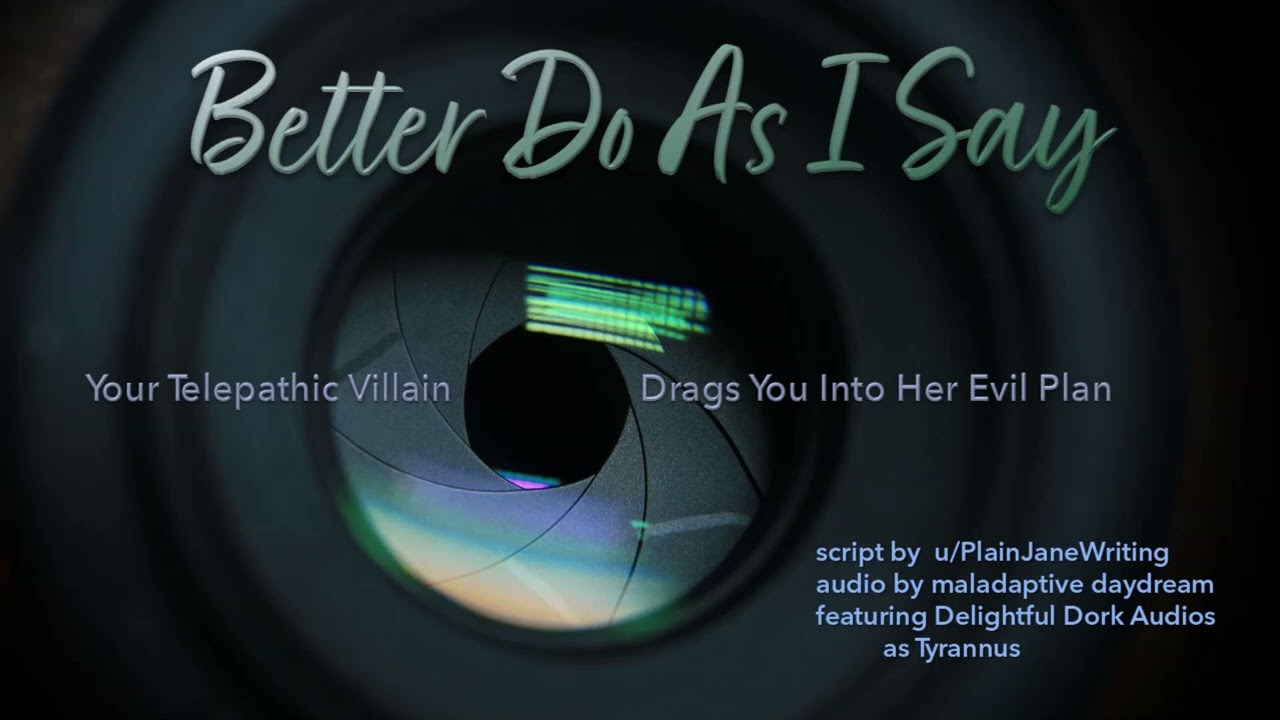 [Audio RP]Better Do As I Say: Telepathic Villain Drags You Into Her Evil Plan[hero listener]
