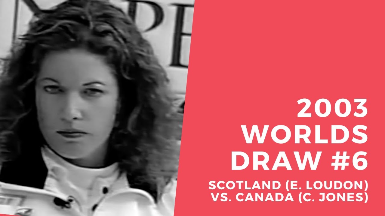 2003 Ford World Women's Curling Championship - Draw #6 - Scotland (E. Loudon) vs. Canada (C. Jones)