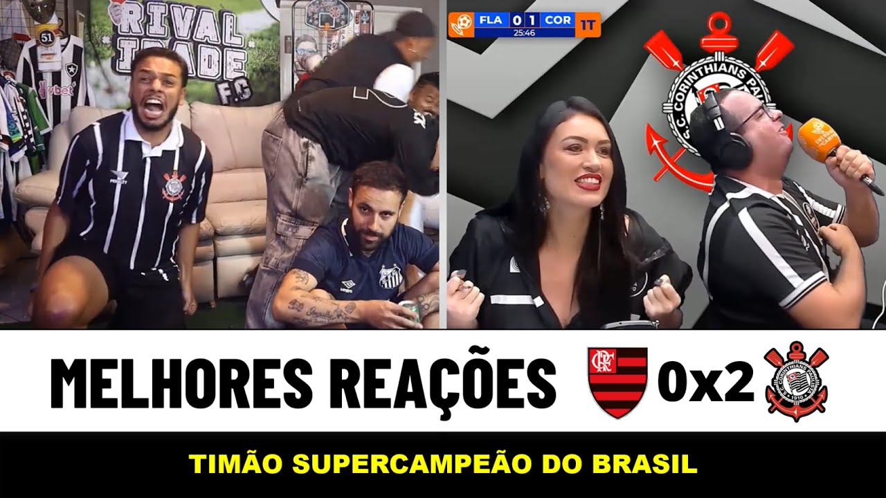 As Melhores Reações do Titulo do Corinthians na Supercopa do Brasil 2026