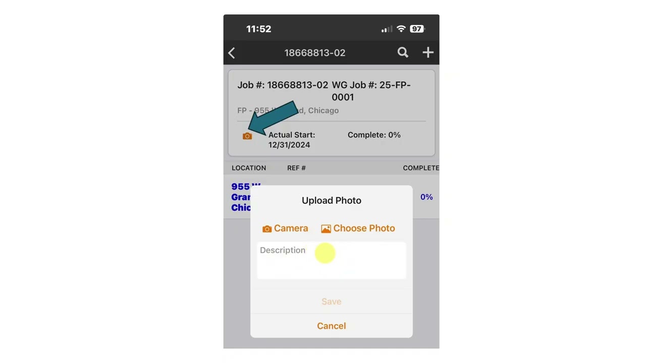 Job Photo Documentation with UnitsPro