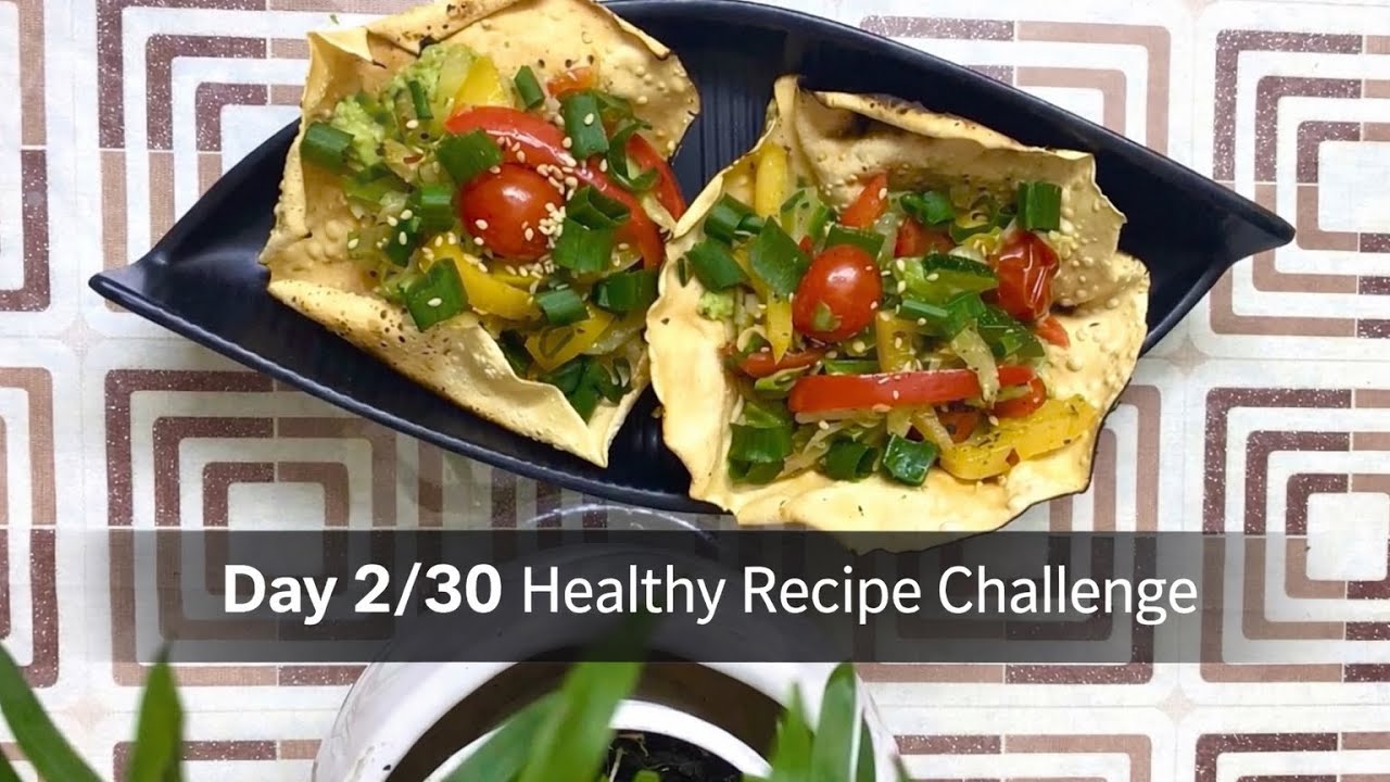 Healthy Veg Snack Recipe | Day 2/30 Healthy Challenge