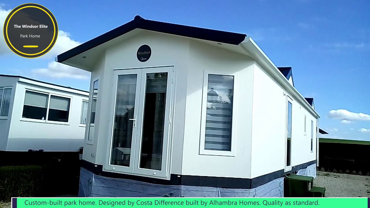 Custom-built park home. The Windsor Elite