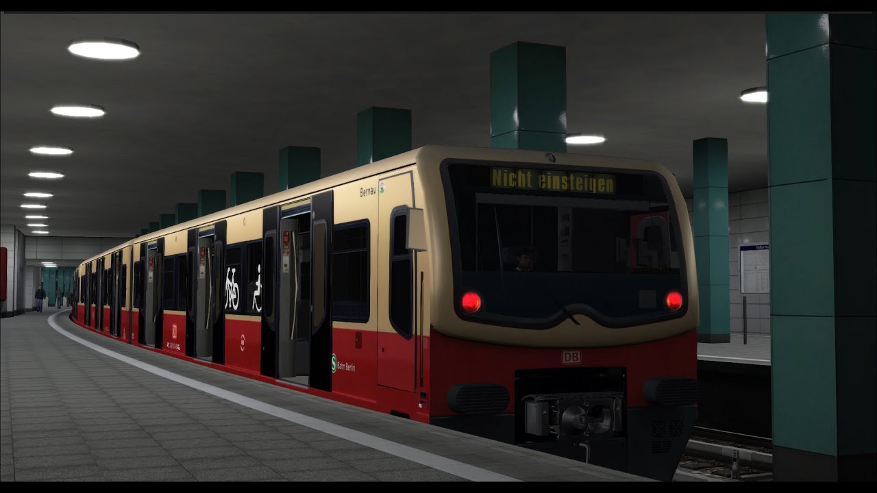 Train Simulator classic mitten durch Berlin Szenario Corona Verkehr BR 481 mit original ansagen