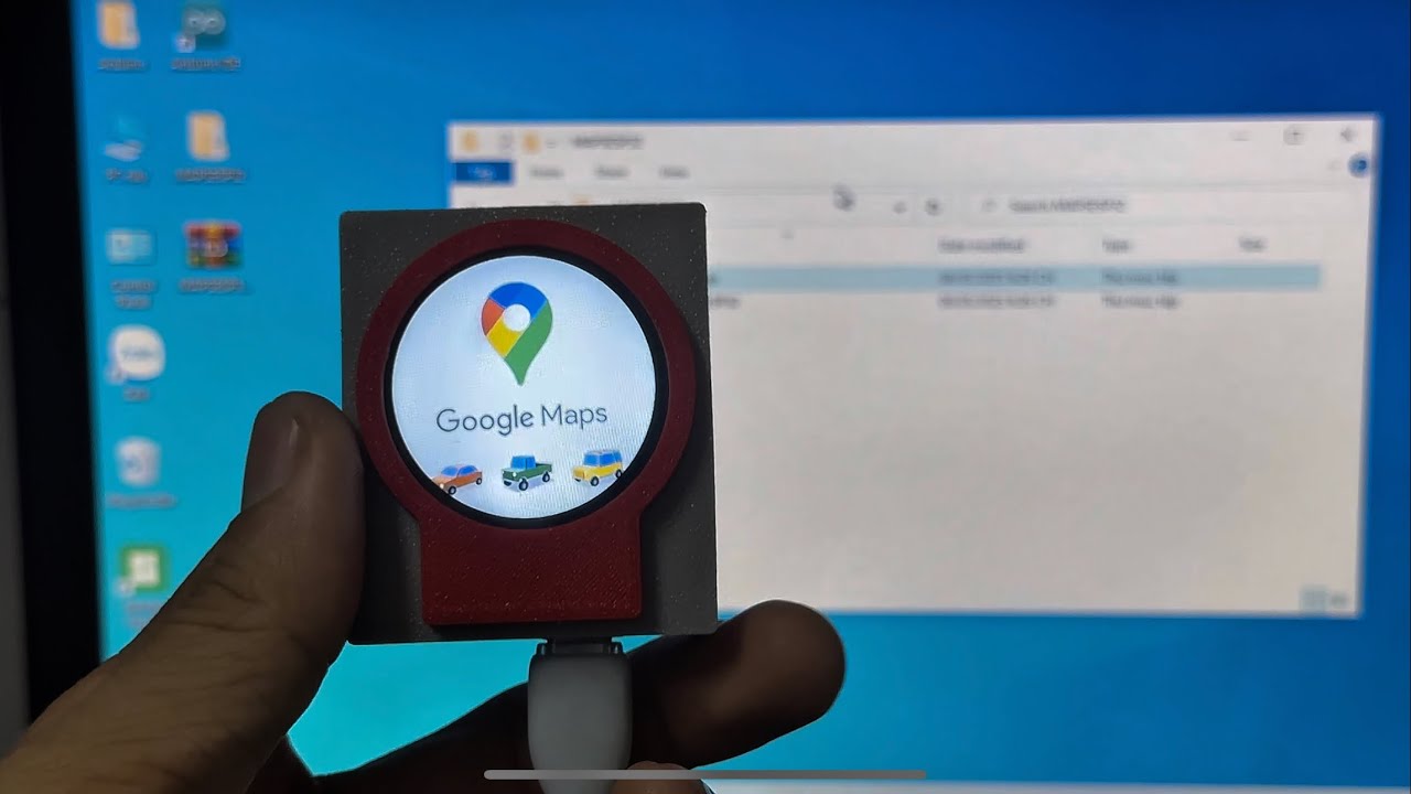 [TFT + ESP32] Màn hình chỉ đường với Google maps
