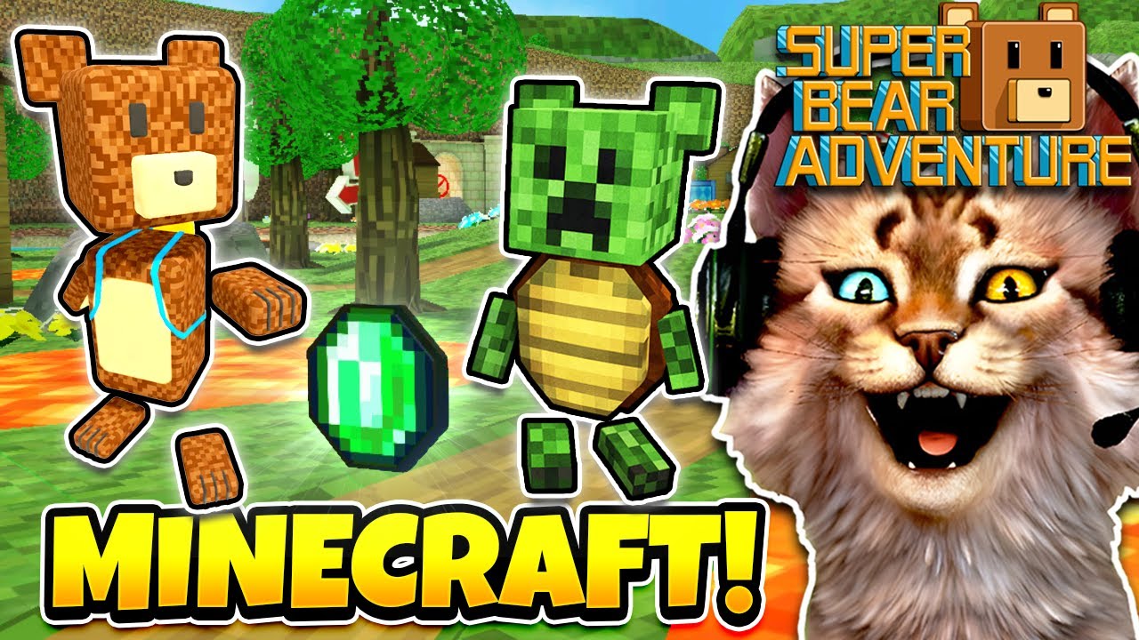 MINECRAFT SUPER BEAR ADVENTURE !! 😸 - Ft. @Capylio