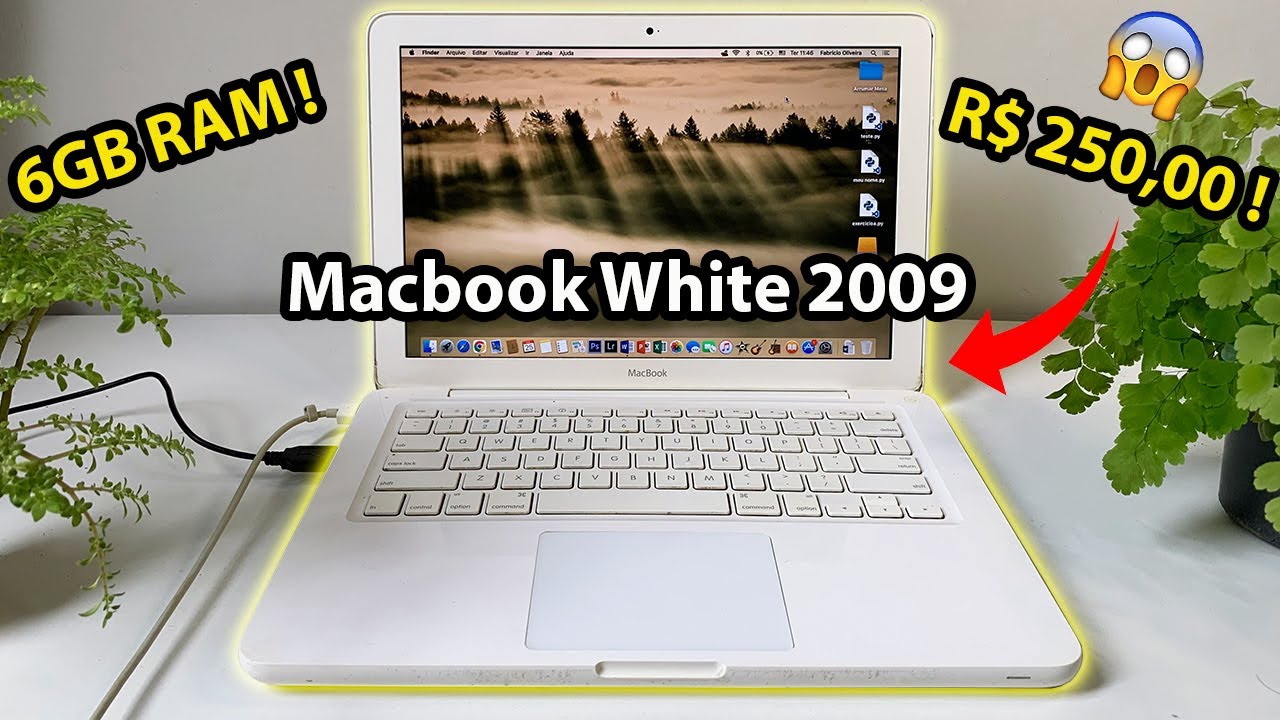COMPREI UM MACBOOK WHITE 2009 POR R$ 250,00 NA OLX E OLHA NO QUE DEU ! +REVIEW