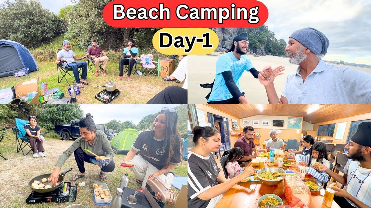 Desi Chai & Old Songs Camping by Beautiful Beach Where Adults become Kids 👶  || THE URBAN GUY