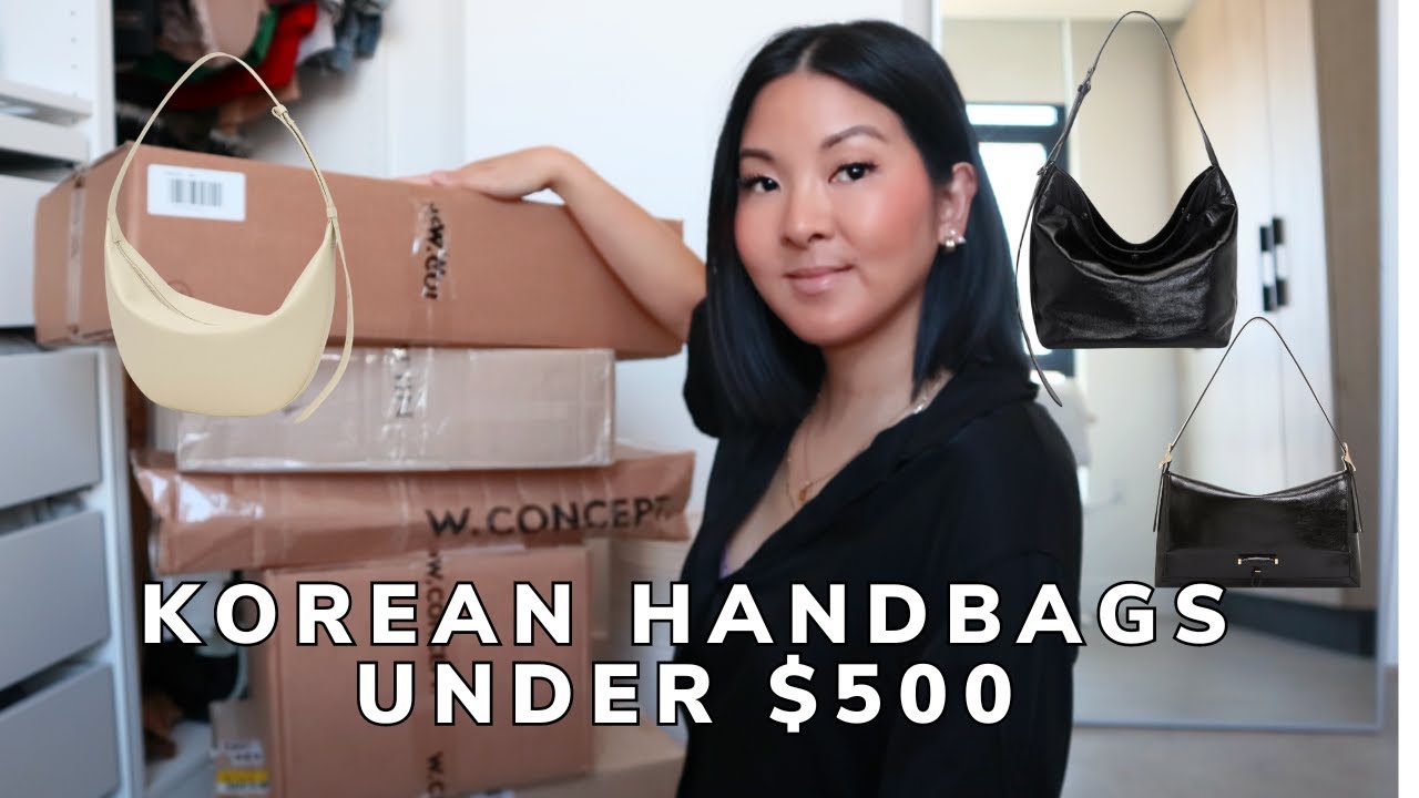 HUGE KOREAN HANDBAG & CLOTHING HAUL |  PLUS K-BEAUTY FAVES