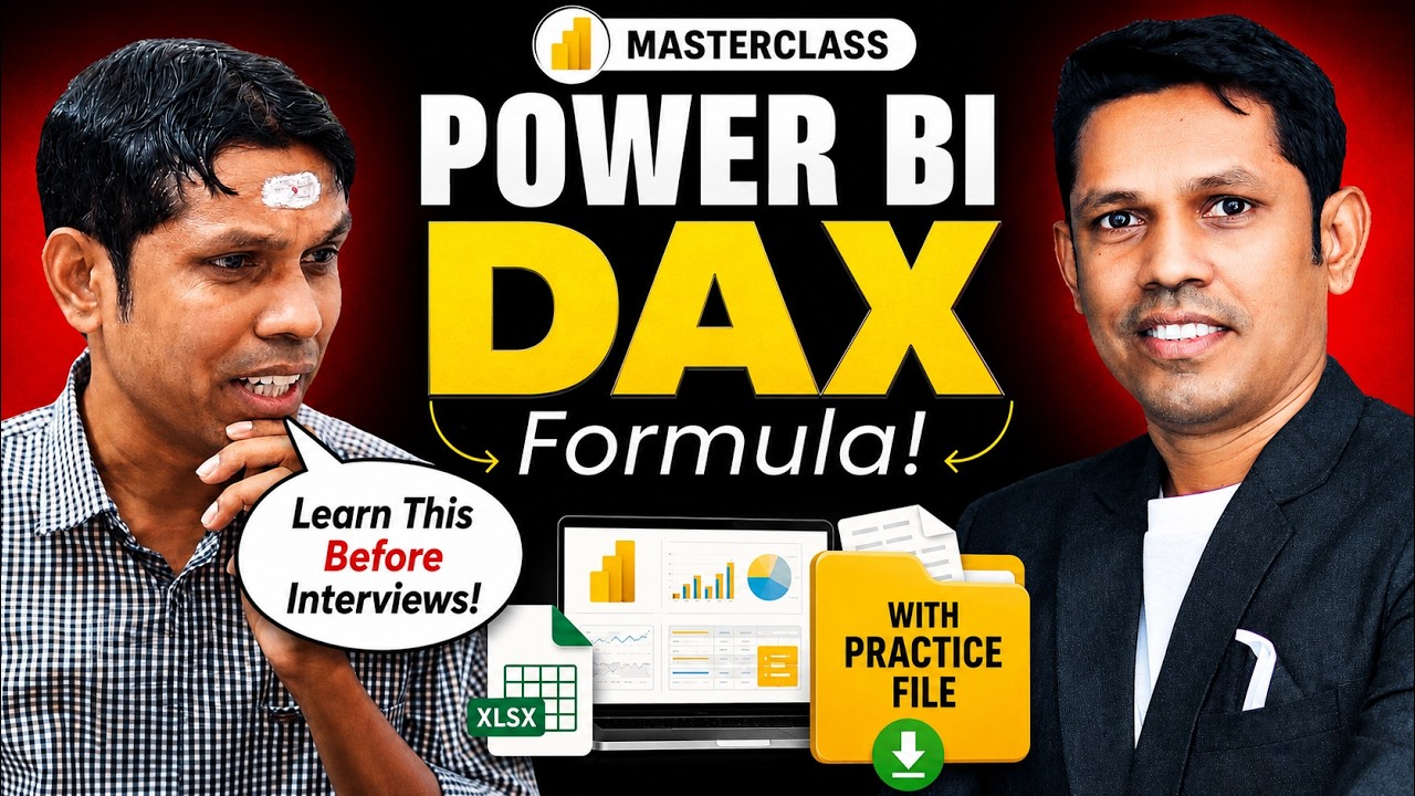 Power BI DAX Masterclass | Beginner to Advanced DAX Tutorial