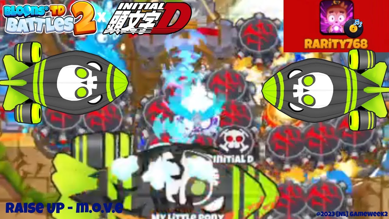 Initial D - Raise Up (A Bloons TD Battles 2 Music Video)