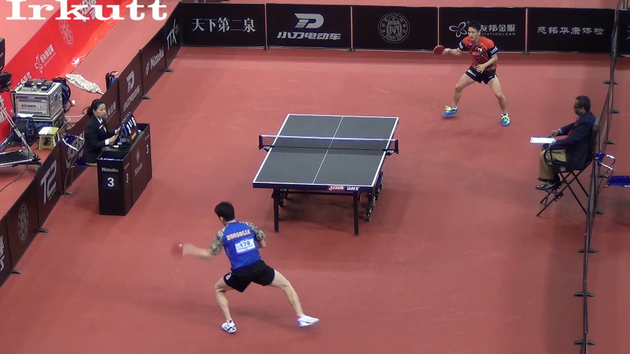Oshima Yuya (JPN) - Batkhishig Bilegt (MGL). Asian Table Tennis Championships.