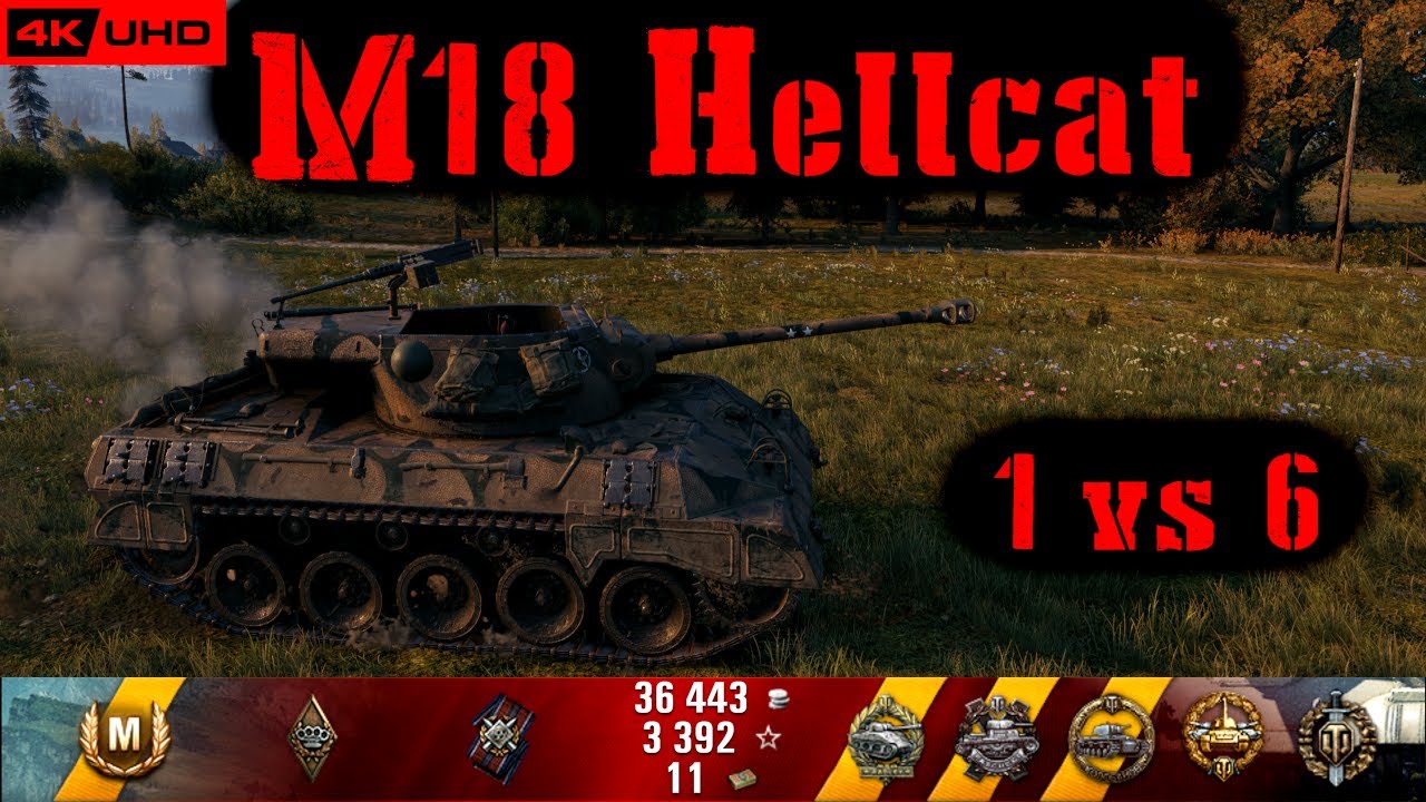World of Tanks M18 Hellcat Replay - 8 Kills 3.9K DMG(Patch 1.6.1)