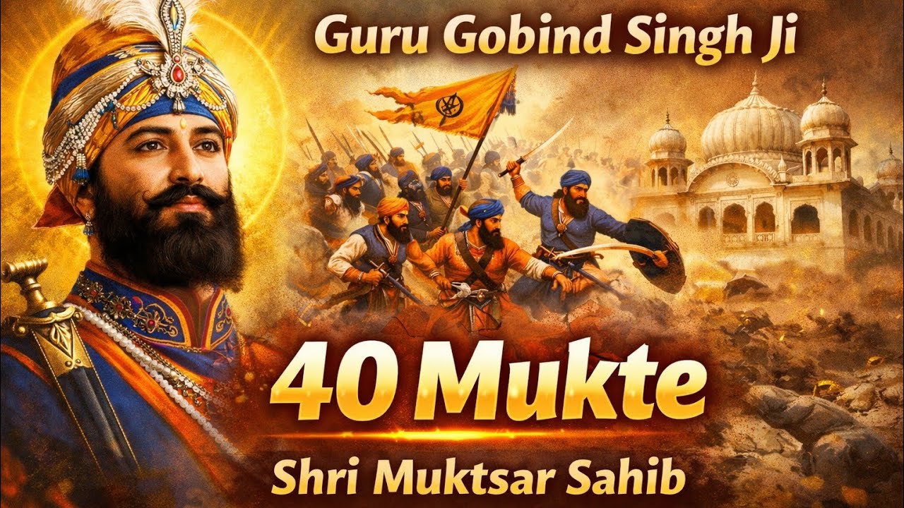 Dhan Dhan Shri Guru Gobind Singh Ji & 40 Mukte | Muktsar Sahib History |