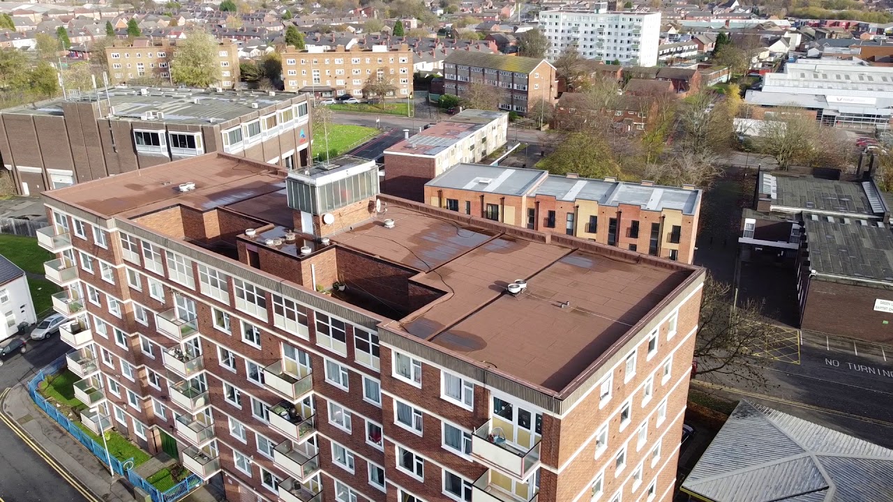 Burrowes street drone footage, Walsall