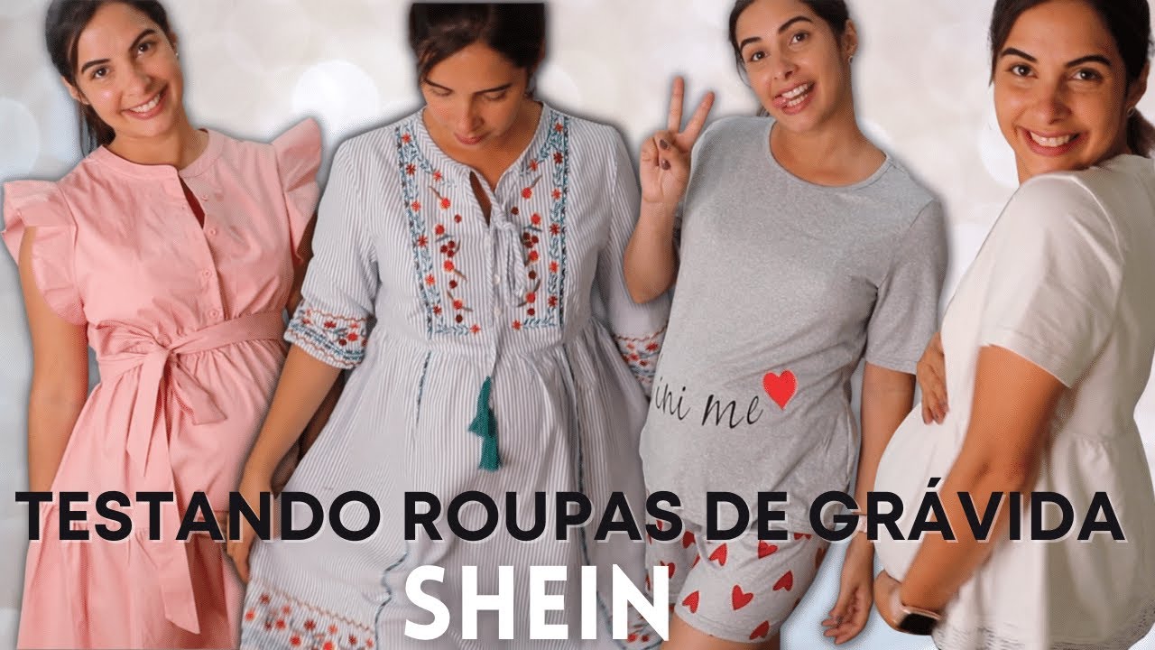 COMPREI ROUPAS DE GRÁVIDA NA SHEIN! | ROSA FILIPOVIC