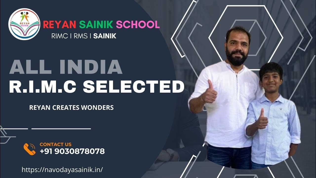REYAN R.I.M.C SELECTED STUDENTS #sainikschool