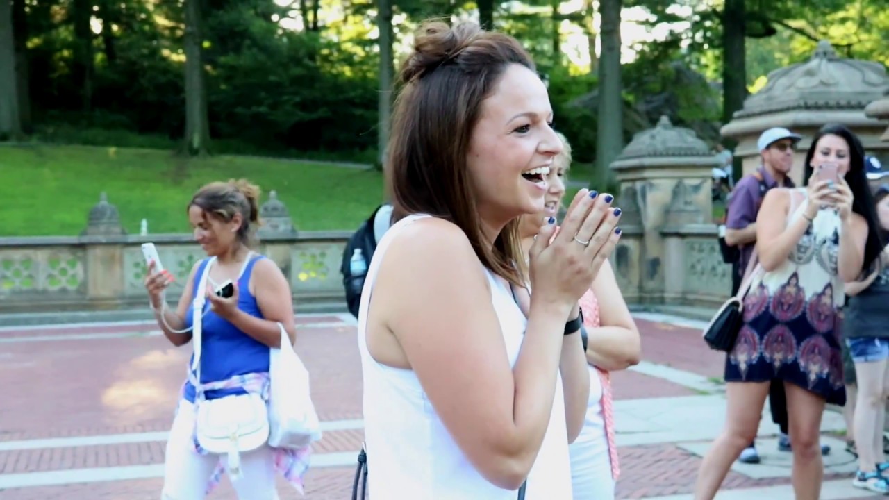 Josh and Shannon's Proposal Flash Mob in NYC