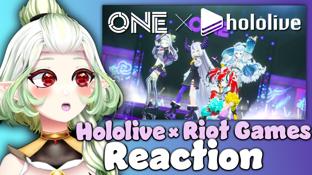 SO COOL!! | VTuber Reacts | Hololive Riot Games ONE Live Performance | Kobo, Baelz, Laplus, Shion