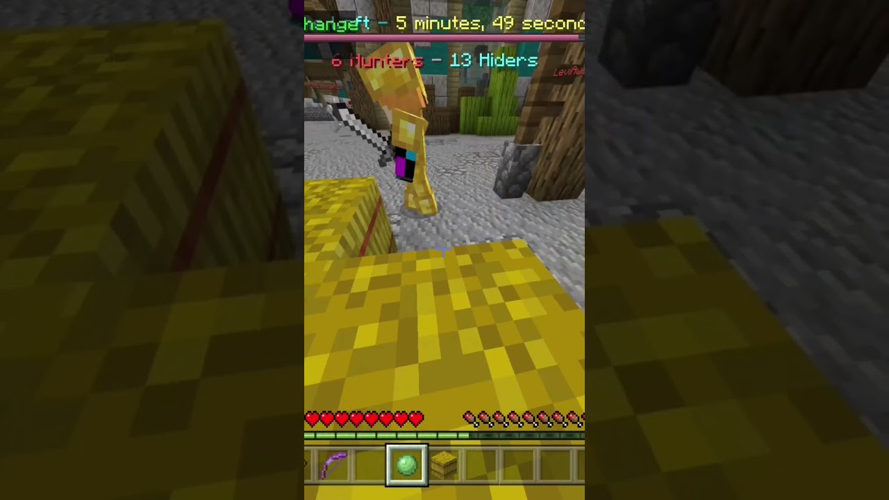 Block Hunt feels way to intense for me #Minecraft