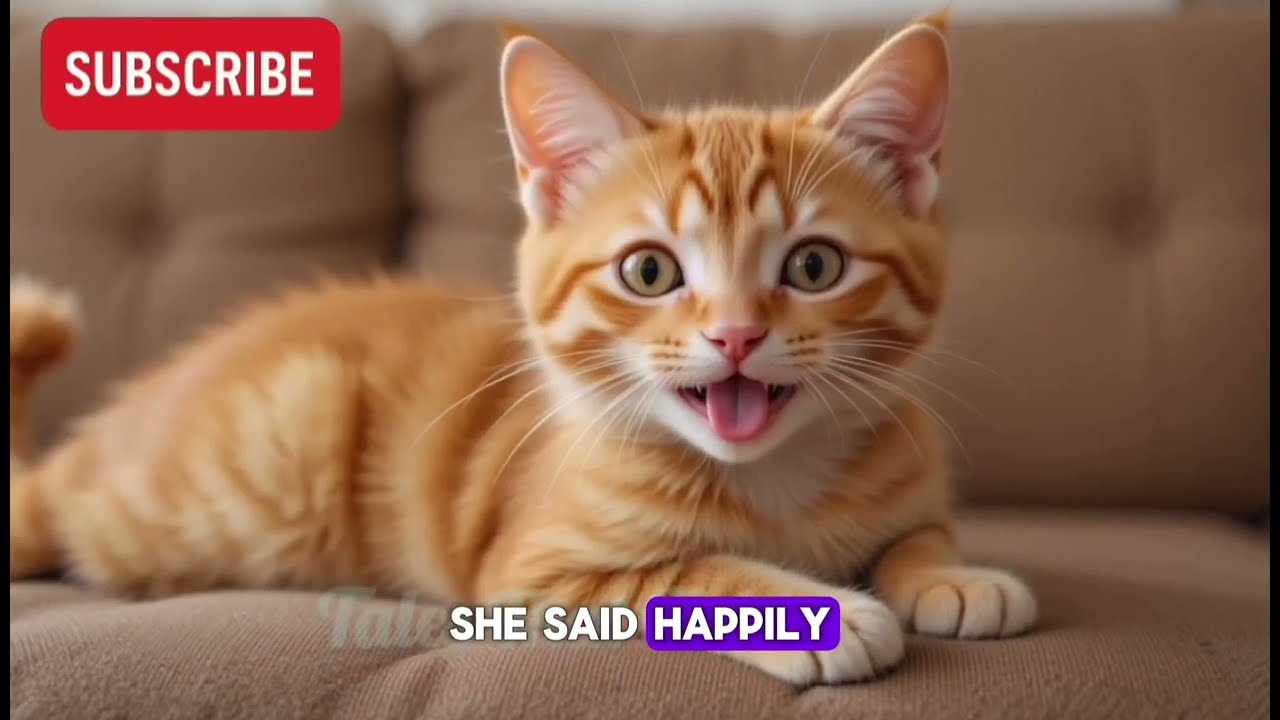 Mama Cat Trains Her Little Kitten : Animated Story