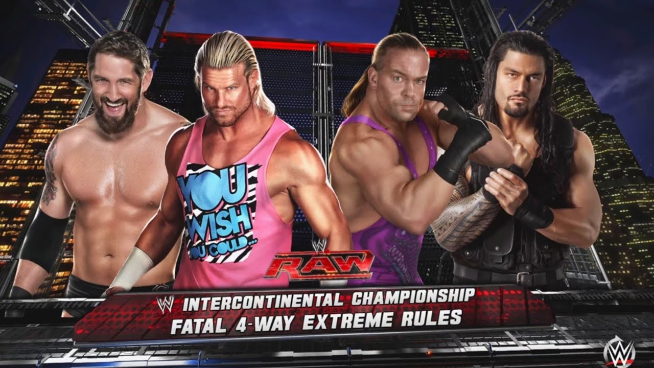 Dolph Ziggler vs Rob Van Dam vs Roman Reigns vs Wade Barrett