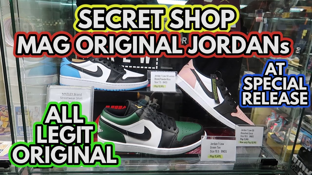 NAGULAT AKO SA DAMI NG MGA ORIGINAL AT LEGIT JORDAN DITO! ANG DAMI DIN MGA LIMITED EDITION FINDS!