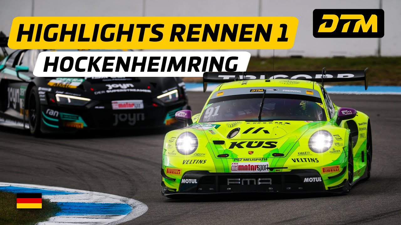Regenaction in Hockenheim! 🌧️ | Rennen 1 Highlights | DTM 2025