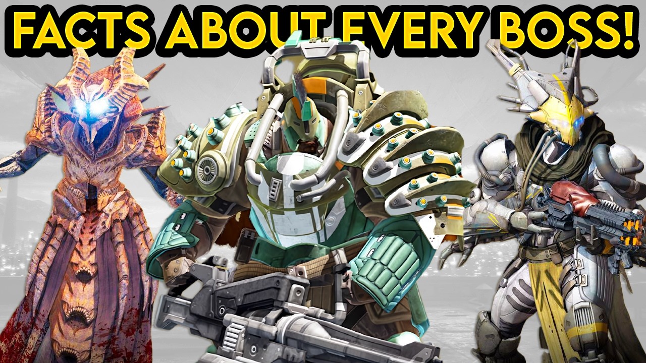Интересный факт о каждом боссе в режиме &laquo;Налет&raquo; в истории Destiny.