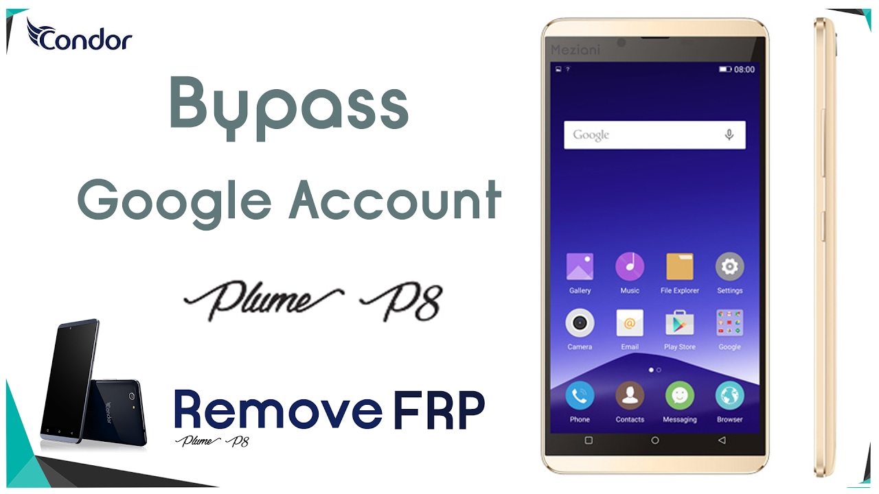 Bypass Google Account Condor Plume P8 Remove FRP [EASY STEPS]