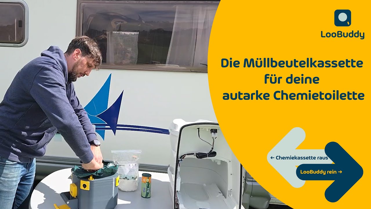 LooBuddy Müllbeutelkassette für autarke Chemietoiletten