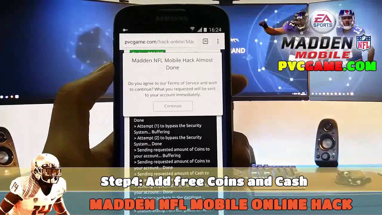 Madden NFL Mobile Hack Cheats Glitch /Android /iPhone NO SURVEY